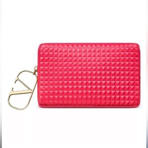 Valentino Hot Pink Studded Pouch